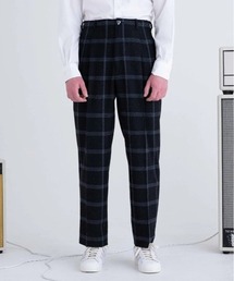 L.H.P（エルエイチピー）の「Ohal/オーハル/SCORE CHECK 3TUCK WIDE PANTS（その他パンツ）」