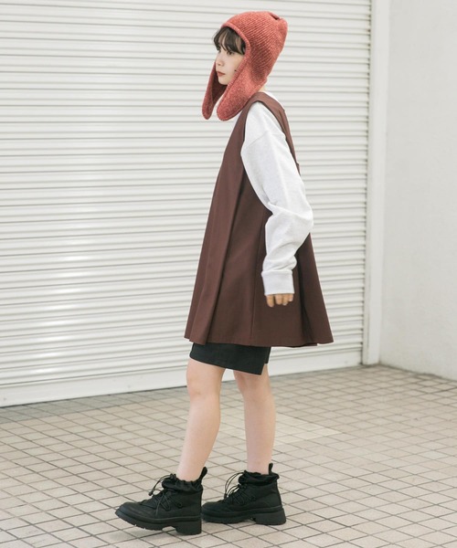 KBF(ケイビーエフ)の「タンクソールワークブーツ(ブーツ・レディース・ブラック・36/37/38)」の5枚目の写真