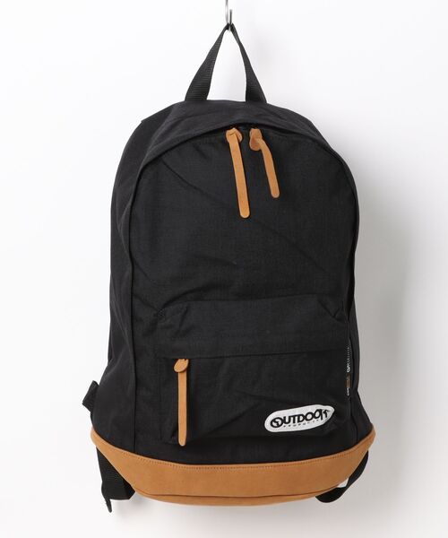 OUTDOOR PRODUCTS（アウトドアプロダクツ）の「【OUTDOOR PRODUCTS】DAYPACK Bottom Leather（バックパック/リュック・メンズ・ブラック/グレー系その他/ネイビー・FREE）」の13枚目の写真