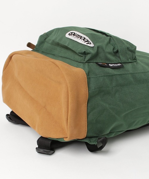 OUTDOOR PRODUCTS（アウトドアプロダクツ）の「【OUTDOOR PRODUCTS】DAYPACK Bottom Leather（バックパック/リュック・メンズ・ブラック/グレー系その他/ネイビー・FREE）」の5枚目の写真
