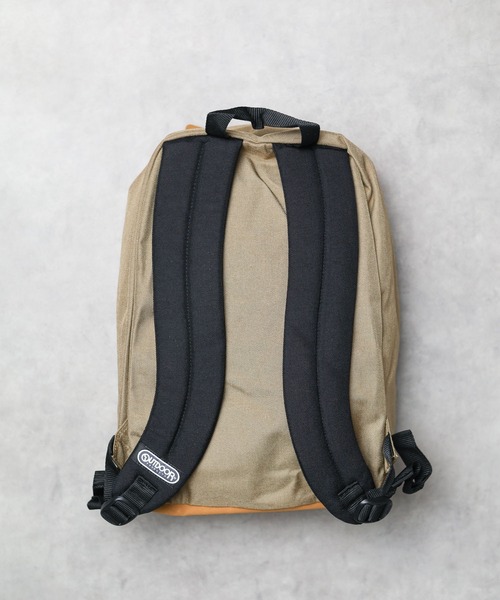 OUTDOOR PRODUCTS（アウトドアプロダクツ）の「【OUTDOOR PRODUCTS】DAYPACK Bottom Leather（バックパック/リュック・メンズ・ブラック/グレー系その他/ネイビー・FREE）」の12枚目の写真