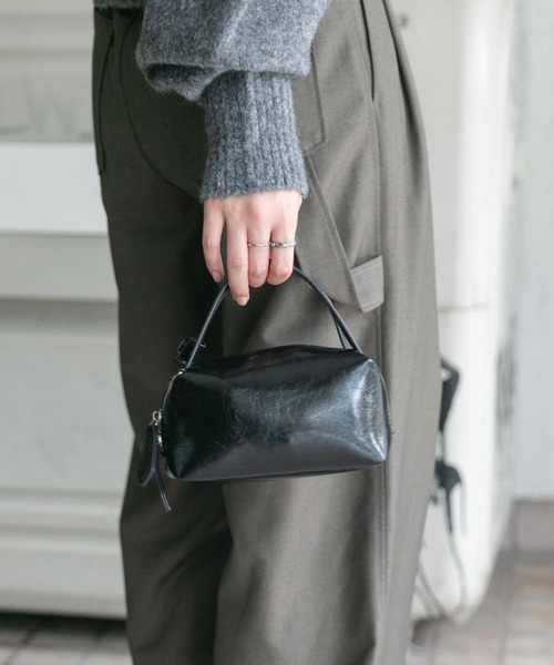 KBF（ケイビーエフ）の「マイクロミニBAG（ハンドバッグ・レディース・ブラック/ボルドー/キャメル・ONE）」の6枚目の写真