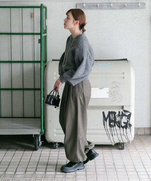 KBF（ケイビーエフ）の「マイクロミニBAG（ハンドバッグ・レディース・ブラック/ボルドー/キャメル・ONE）」の8枚目の写真