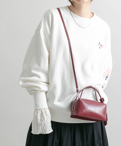 KBF（ケイビーエフ）の「マイクロミニBAG（ハンドバッグ・レディース・ブラック/ボルドー/キャメル・ONE）」の14枚目の写真