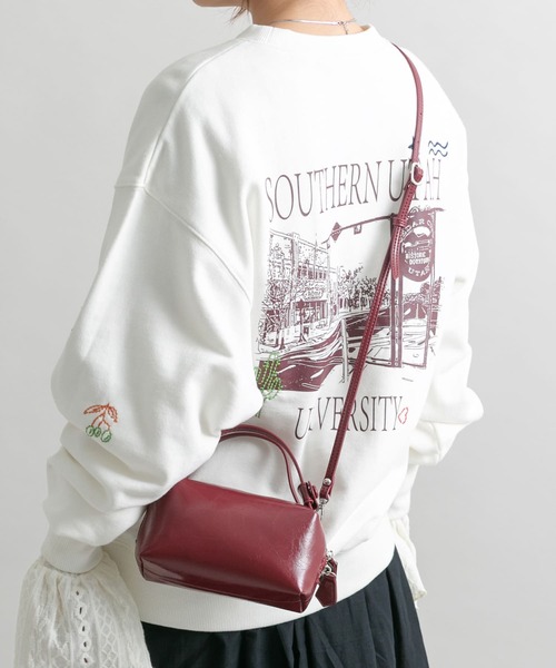 KBF（ケイビーエフ）の「マイクロミニBAG（ハンドバッグ・レディース・ブラック/ボルドー/キャメル・ONE）」の15枚目の写真