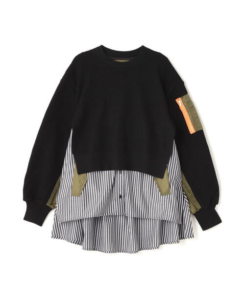 リズレー ドッキング ミリタリー ニット Risley（リズレー）の「Risley/リズレー/ドッキングニット