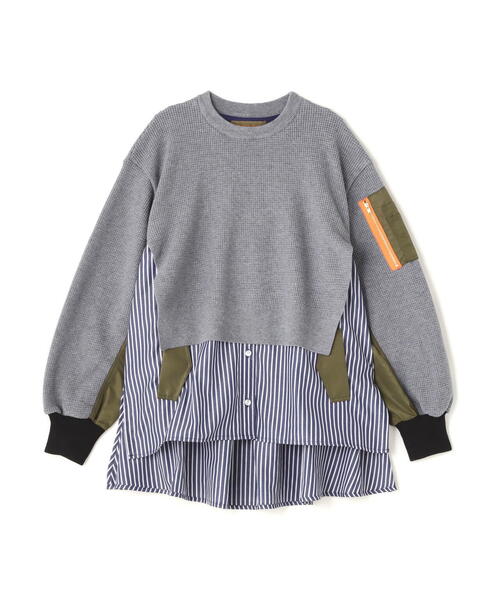 リズレー ドッキング ミリタリー ニット RISLEY リズレー ミリタリードッキングニットシャツ 通販