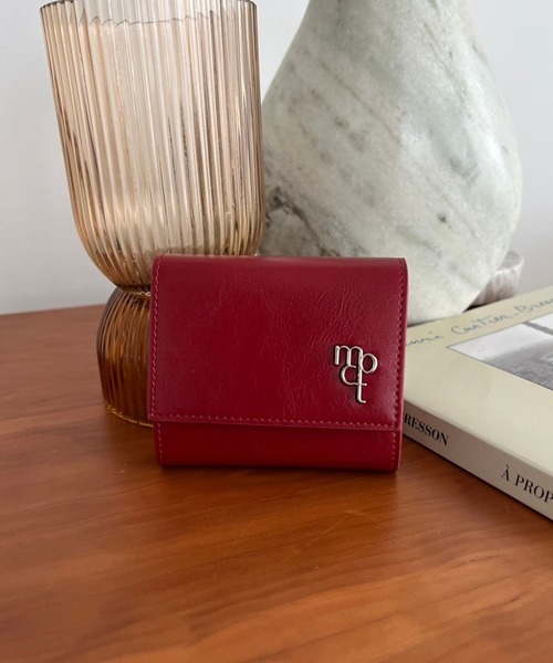 Me%（ミィパーセント）の「FLロゴミニサイフ　282598（財布・レディース・シルバー/レッド/ブラック/ライトブルー/ブラウン・FREE）」の4枚目の写真