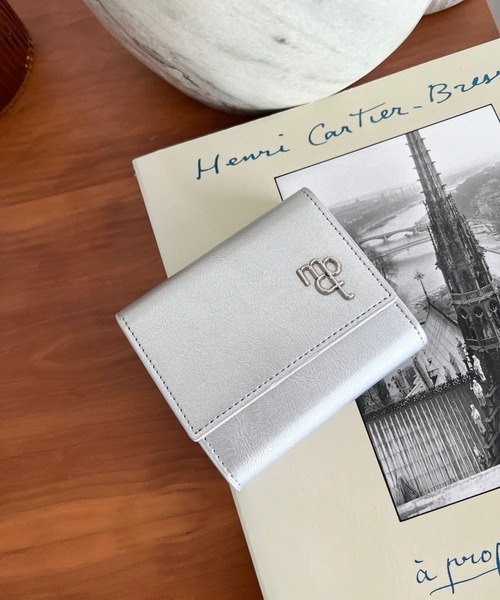 Me%（ミィパーセント）の「FLロゴミニサイフ　282598（財布・レディース・シルバー/レッド/ブラック/ライトブルー/ブラウン・FREE）」の13枚目の写真