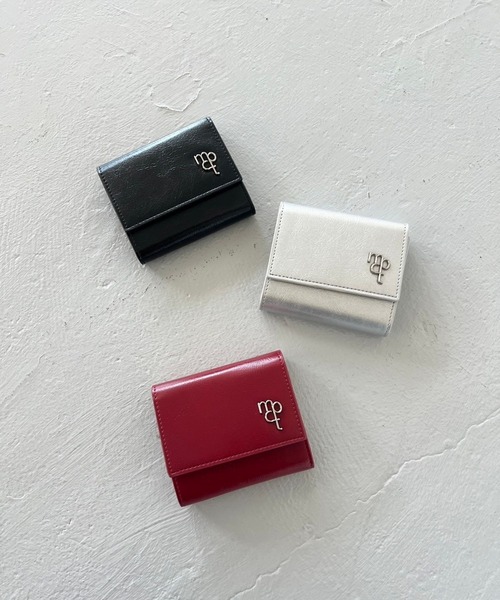 Me%（ミィパーセント）の「FLロゴミニサイフ　282598（財布・レディース・シルバー/レッド/ブラック/ライトブルー/ブラウン・FREE）」の14枚目の写真