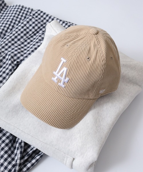 '47（フォーティーセブン）の「47Brand MLB公式 47Brand CLEAN UP BBCAP LA ロサンゼルスドジャース ベースボールキャップ（キャップ・メンズ・カーキ/ダークグリーン/ロイヤルブルー/マスタード/ワインレッド/ライトグリーン・FREE）」の4枚目の写真