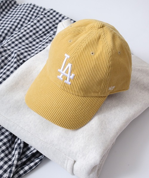'47（フォーティーセブン）の「47Brand MLB公式 47Brand CLEAN UP BBCAP LA ロサンゼルスドジャース ベースボールキャップ（キャップ・メンズ・カーキ/ダークグリーン/ロイヤルブルー/マスタード/ワインレッド/ライトグリーン・FREE）」の2枚目の写真