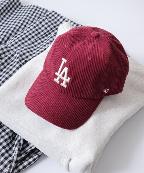 '47（フォーティーセブン）の「47Brand MLB公式 47Brand CLEAN UP BBCAP LA ロサンゼルスドジャース ベースボールキャップ（キャップ・メンズ・カーキ/ダークグリーン/ロイヤルブルー/マスタード/ワインレッド/ライトグリーン・FREE）」の6枚目の写真