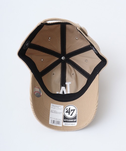 '47（フォーティーセブン）の「47Brand MLB公式 47Brand CLEAN UP BBCAP LA ロサンゼルスドジャース ベースボールキャップ（キャップ・メンズ・カーキ/ダークグリーン/ロイヤルブルー/マスタード/ワインレッド/ライトグリーン・FREE）」の10枚目の写真