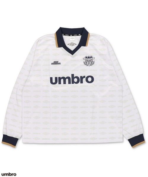セール】【UMBRO/アンブロ】サッカーゲームシャツ/襟付きロンT