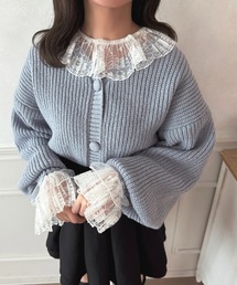 くるみボタンカラーカーディガン【ZOZOTOWN限定アイテム】