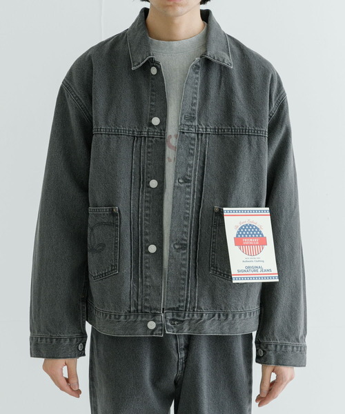 FREEMANS SPORTING CLUB（フリーマンズ スポーティング クラブ）の「FREEMANS SPORTING CLUB　LONGRIDGE JEAN JACKET（デニムジャケット・メンズ・ブラック・SMALL/MEDIUM/LARGE）」の10枚目の写真