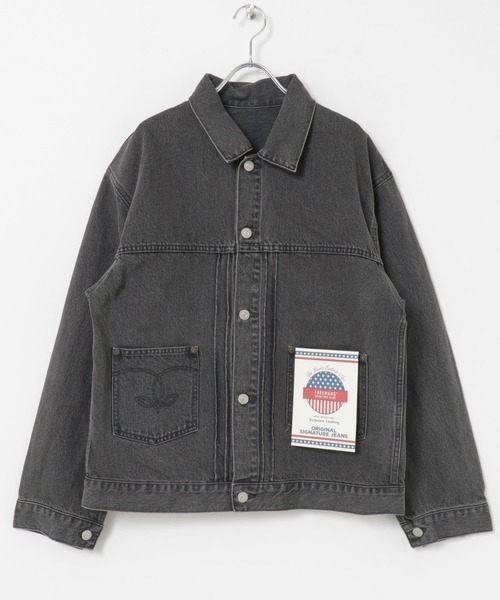 FREEMANS SPORTING CLUB（フリーマンズ スポーティング クラブ）の「FREEMANS SPORTING CLUB　LONGRIDGE JEAN JACKET（デニムジャケット・メンズ・ブラック・SMALL/MEDIUM/LARGE）」の7枚目の写真