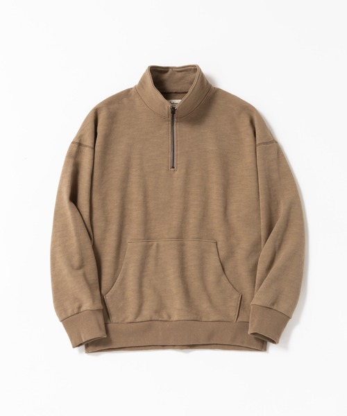 Jackman（ジャックマン）の「GG Sweat Half Zip（スウェット・メンズ・スミクロ/チョコ/ホワイト×ブラック/ヘザーグレー・LARGE/MEDIUM）」の11枚目の写真