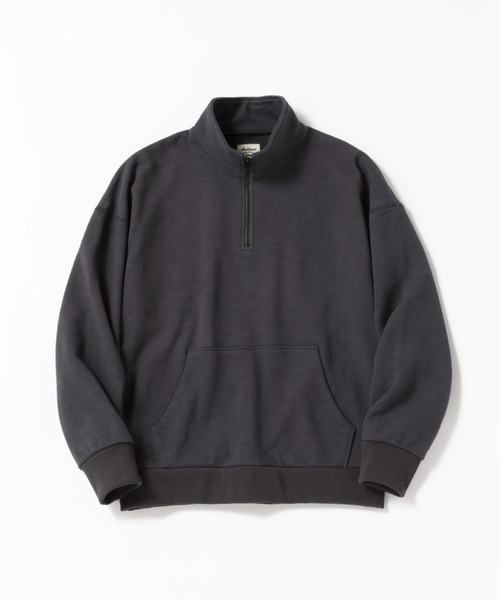 Jackman（ジャックマン）の「GG Sweat Half Zip（スウェット・メンズ・スミクロ/チョコ/ホワイト×ブラック/ヘザーグレー・LARGE/MEDIUM）」の8枚目の写真