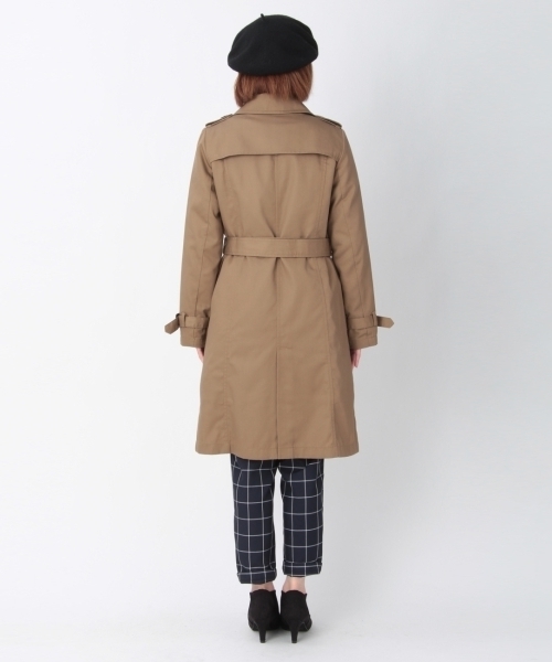 THE EMPORIUM(ジエンポリアム)の「綿ツイルトレンチコート(トレンチコート・レディース・グリーン/ベージュ/ネイビー・38/40)」の5枚目の写真