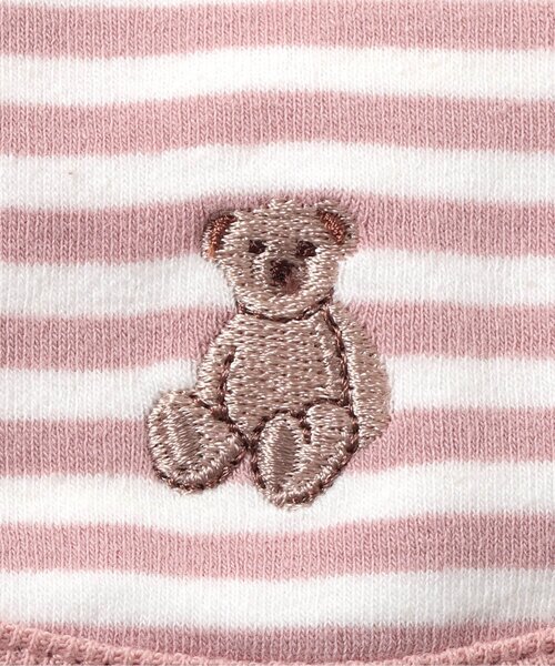 apres les cours(アプレレクール)の「モチーフ刺繍ボーダースタイ(スタイ/よだれかけ・キッズ・グレー/ネイビー・90)」の5枚目の写真