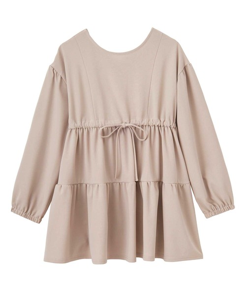 GeeRA（ジーラ）の「春 にぴったり。前後2WAYボリュームティアードチュニック（シャツ/ブラウス・レディース・サンドグレー/ブラック/オフホワイト・LARGE/X-LARGE/MEDIUM）」の19枚目の写真