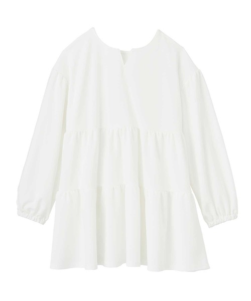 GeeRA（ジーラ）の「春 にぴったり。前後2WAYボリュームティアードチュニック（シャツ/ブラウス・レディース・サンドグレー/ブラック/オフホワイト・LARGE/X-LARGE/MEDIUM）」の16枚目の写真