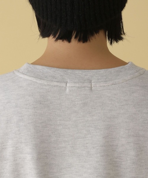 LEPSIM（レプシィム）の「【産前・産後対応】マタニティ／白抜きロゴ刺繍プルオーバー　291018（スウェット・レディース・ブルー/グレー・FREE）」の20枚目の写真