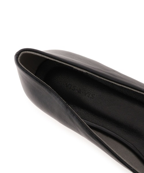 Juze（ジュゼ）の「メタルハートパンプス（バレエシューズ・レディース・ブラック/キナリ・S/M/L）」の11枚目の写真