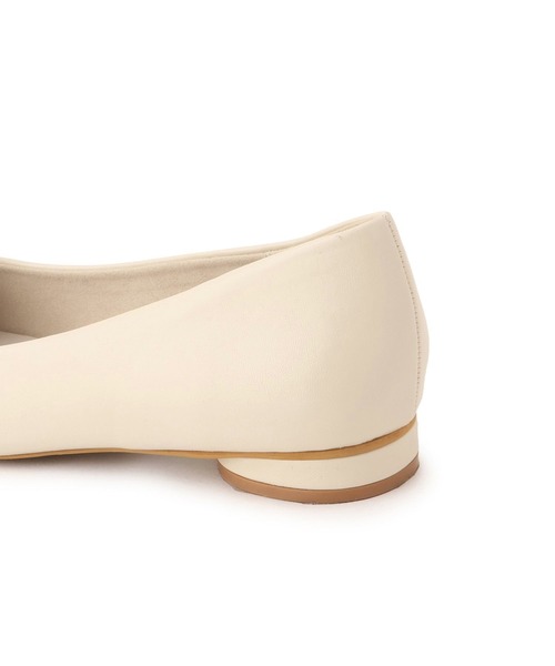 Juze（ジュゼ）の「メタルハートパンプス（バレエシューズ・レディース・ブラック/キナリ・S/M/L）」の14枚目の写真