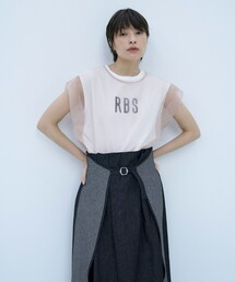 RBS | RBS / シアー レイヤードロゴT(Tシャツ/カットソー)