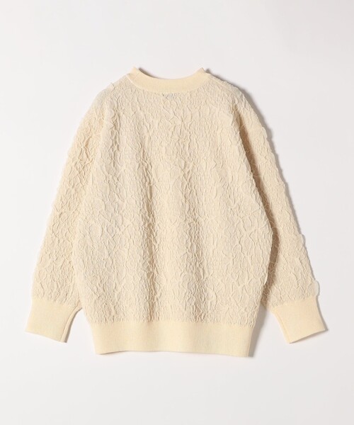 SHIPS any（シップス エニィ）の「SHIPS any:〈手洗い可能〉ジャカード バンピー クルーネック プルオーバー（ニット/セーター・レディース・ブラック/ブルー/ナチュラル/キャメル・ONE SIZE）」の16枚目の写真