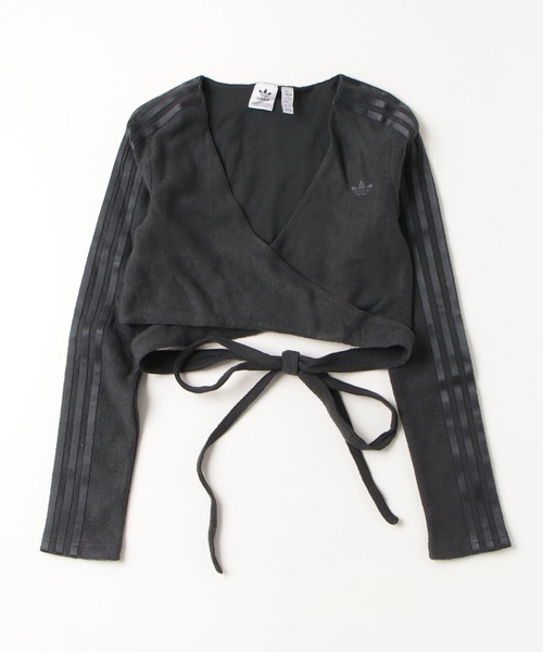 adidas(アディダス)の「ラップアラウンド カーディガン / アディダスオリジナルス adidas Originals(カーディガン/ボレロ・レディース・グレー/ピンク・XX-LARGE/3XL/LARGE/MEDIUM/SMALL/X-LARGE/X-SMALL)」の8枚目の写真