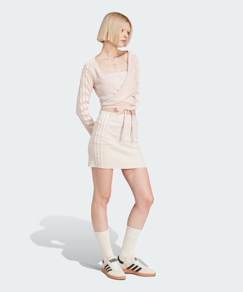 adidas(アディダス)の「ラップアラウンド カーディガン / アディダスオリジナルス adidas Originals(カーディガン/ボレロ・レディース・グレー/ピンク・XX-LARGE/3XL/LARGE/MEDIUM/SMALL/X-LARGE/X-SMALL)」の13枚目の写真