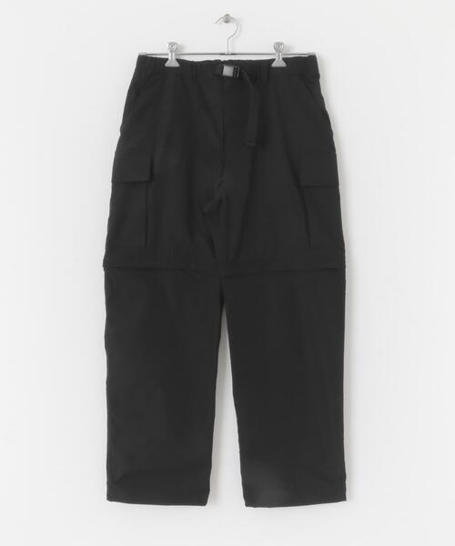 ITEMS URBANRESEARCH（アイテムズ アーバンリサーチ）の「『セットアップ対応』ドライウェザー 2WAYカーゴパンツ（その他パンツ・メンズ・ブラック/チャコールグレー・MEDIUM/LARGE）」の4枚目の写真