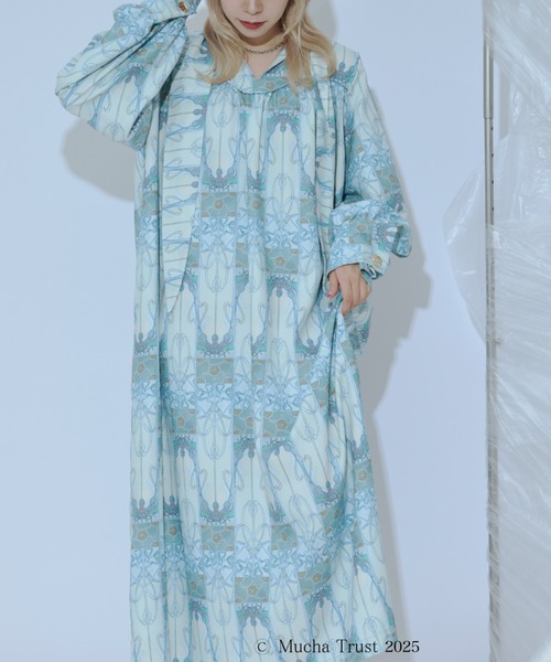 Ezick（エジック）の「【Ezick×MUCHA】2WAYワンピース（シャツワンピース・レディース・オリーブ/ブルー・FREE）」の7枚目の写真