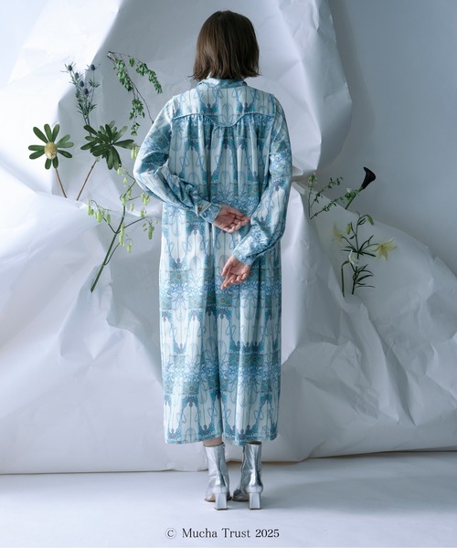 Ezick（エジック）の「【Ezick×MUCHA】2WAYワンピース（シャツワンピース・レディース・オリーブ/ブルー・FREE）」の17枚目の写真