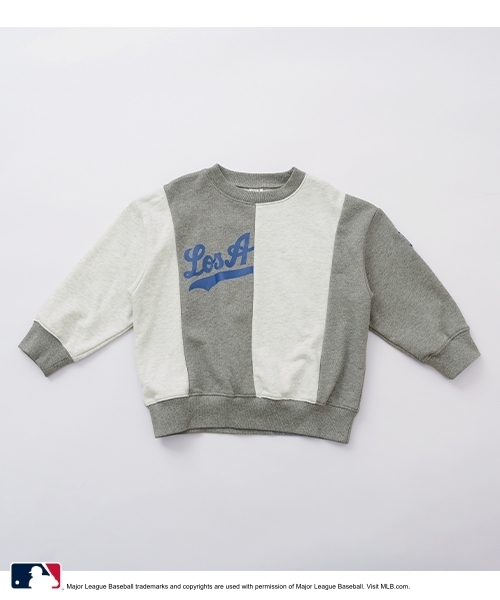 and D. petit main（アンドディープティマイン）の「【MLB】切替ビッグスウェット（スウェット・キッズ・レッド/ネイビー/ブラック/トップグレー・110cm/150cm/140cm/130cm/120cm/100cm）」の15枚目の写真