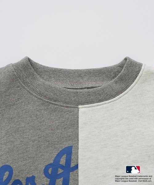 and D. petit main（アンドディープティマイン）の「【MLB】切替ビッグスウェット（スウェット・キッズ・レッド/ネイビー/ブラック/トップグレー・110cm/150cm/140cm/130cm/120cm/100cm）」の17枚目の写真