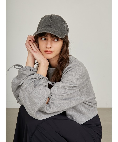 tシャツ 「ZOZOTOWN/USAGI ONLIN限定」ギャザースリーブスウェット レディース セール】【ZOZOTOWN/USAGI ONLIN限定】ギャザースリーブ