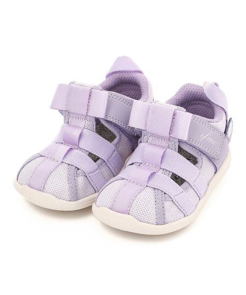 IFME（イフミー）の「BABY｜ifme CALIN  ラメウォーターシューズ[リンクコーデ]（サンダル・キッズ・ブラック/ホワイト/ベージュ/パープル・12.0cm/12.5cm/13.0cm/13.5cm/14.0cm/14.5cm/15.0cm）」の4枚目の写真