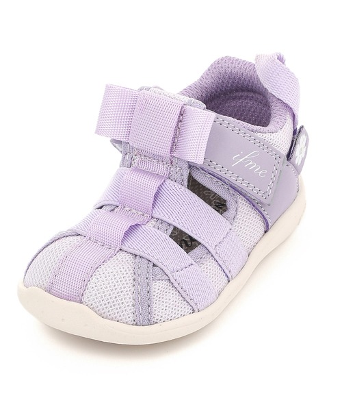 IFME（イフミー）の「BABY｜ifme CALIN  ラメウォーターシューズ[リンクコーデ]（サンダル・キッズ・ブラック/ホワイト/ベージュ/パープル・12.0cm/12.5cm/13.0cm/13.5cm/14.0cm/14.5cm/15.0cm）」の6枚目の写真