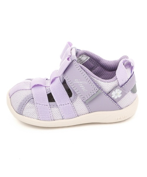 IFME（イフミー）の「BABY｜ifme CALIN  ラメウォーターシューズ[リンクコーデ]（サンダル・キッズ・ブラック/ホワイト/ベージュ/パープル・12.0cm/12.5cm/13.0cm/13.5cm/14.0cm/14.5cm/15.0cm）」の7枚目の写真