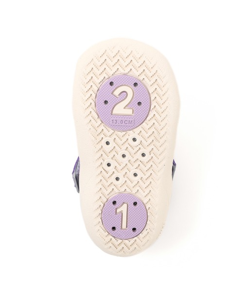 IFME（イフミー）の「BABY｜ifme CALIN  ラメウォーターシューズ[リンクコーデ]（サンダル・キッズ・ブラック/ホワイト/ベージュ/パープル・12.0cm/12.5cm/13.0cm/13.5cm/14.0cm/14.5cm/15.0cm）」の11枚目の写真