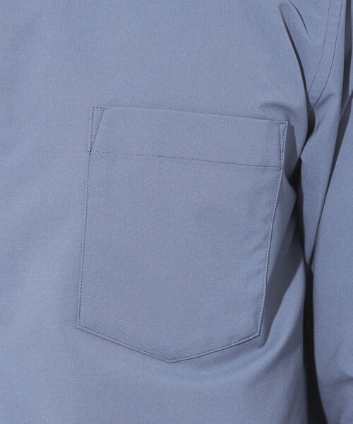 green label relaxing(グリーンレーベルリラクシング)の「【WEB限定】JUST fit バンドカラー 長袖 シャツ -ストレッチ-(シャツ/ブラウス・メンズ・コバルトブルー/ライトグレー/ベージュ・M/XL/L/S)」の18枚目の写真