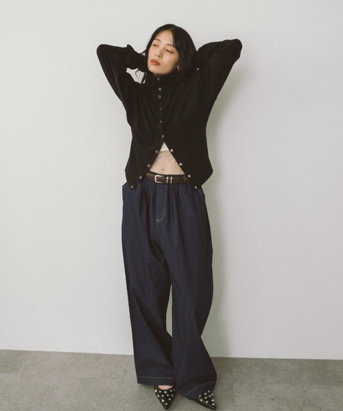 セール】ダンガリーイージーパンツ（デニムパンツ）｜HANNE