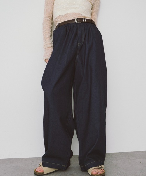 ☆デニム＆ダンガリー☆イージーパンツ DENIM DUNGAREE（デニムダンガリー）の「DENIM DUNGAREE/デニム