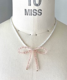 yufect（ユフェクト）の「【Yu】【it】【yufect】Beads Ribbon Necklacd（ネックレス）」
