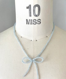 yufect（ユフェクト）の「【Yu】【it】【yufect】Beads Ribbon Necklacd（ネックレス）」